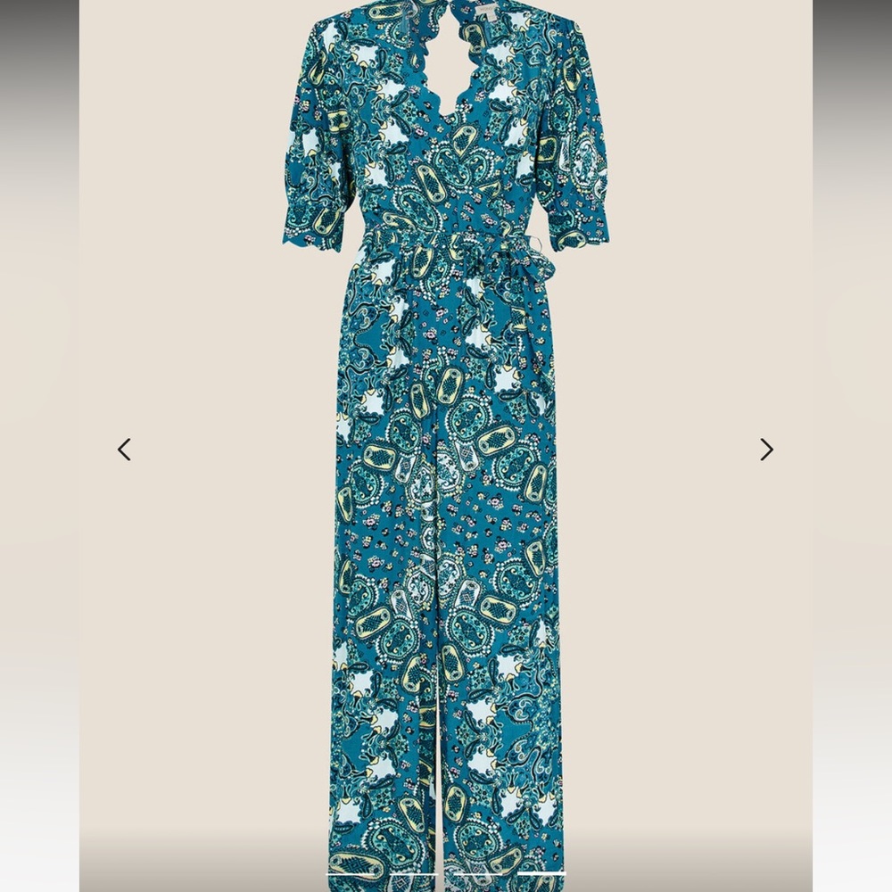 Monsoon S.E.W Teal Jumpsuit